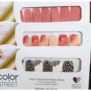 Color Street nail strips bundle